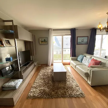 Au Calme Avec Wifi, Balcon, Parking Au Centre De Perros-guirec, A 500m Des Commerces - Fr-1-368-420 Διαμέρισμα